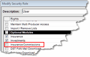 Authorizing Commission Module Access