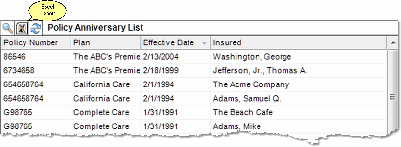 List of Upcoming Insurance Anniversaries