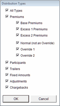 Uncheck What Is Not On Your Transmittal