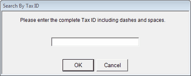 Fill In The Tax ID or Social Security Number