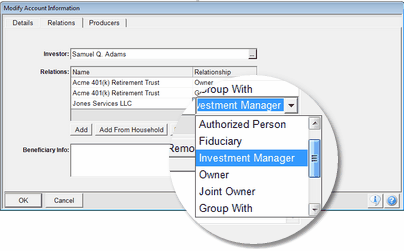 Drop Down List Relationships