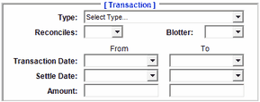 Investment Selection Details Transaction Section