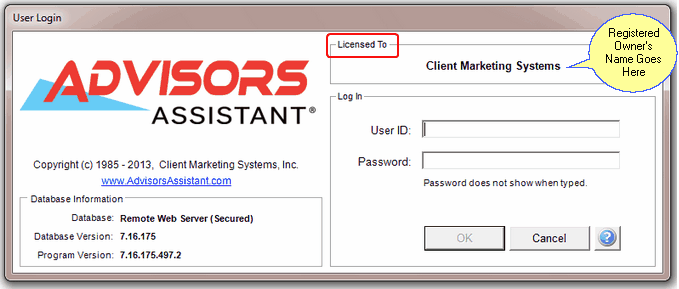 UserLoginScreen