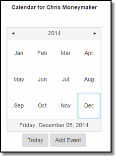 Change Months On Calendar