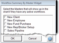 Select The Workflows To Show On The Chart