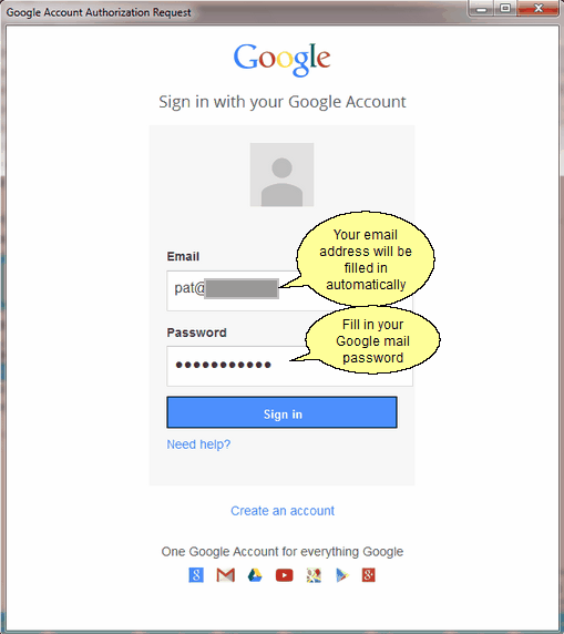 Screen 15: Enter Your Password For Your Google Account