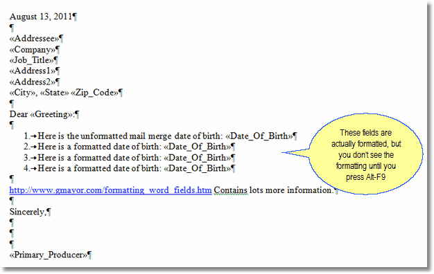 mail merge from excel drops dollar format