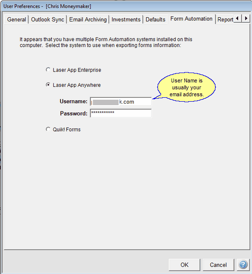 Form Automation Preferences